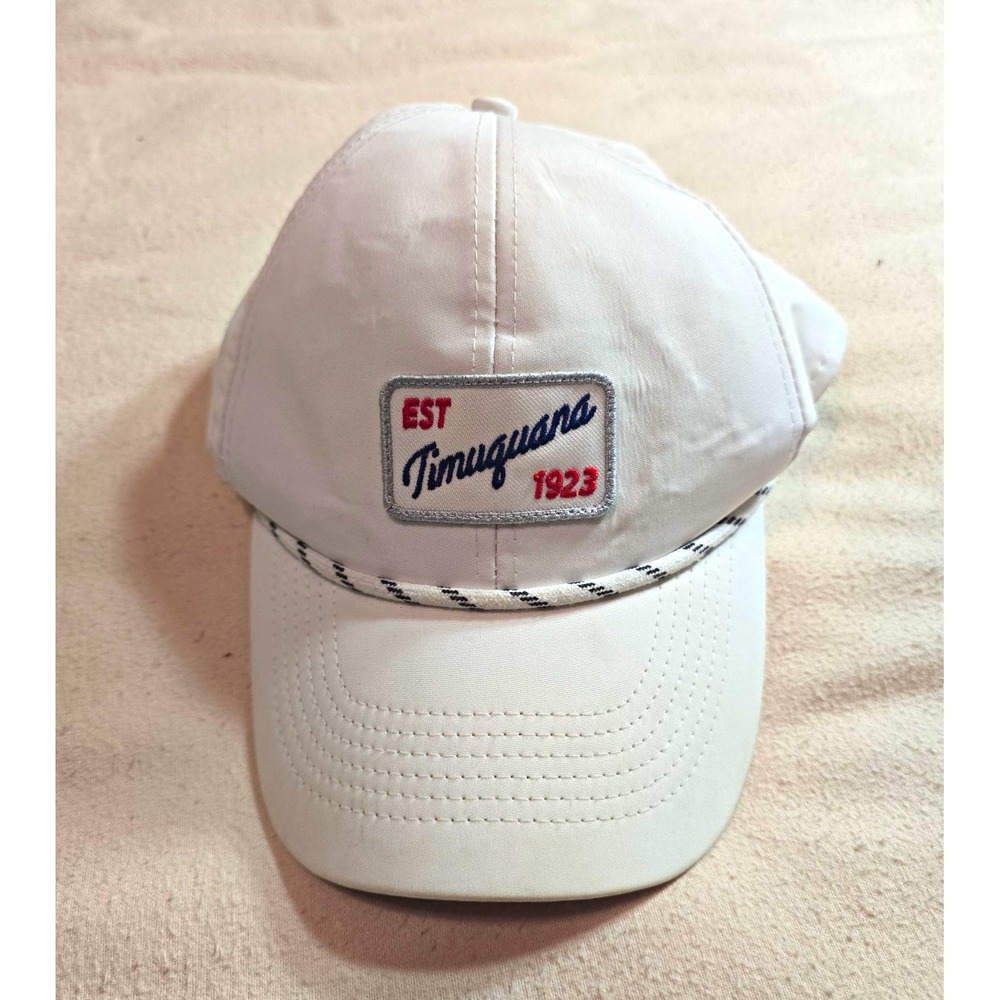 Timuquana Country Club Golf Hat White Rope Cap Imperial Est 1923 Adjustable